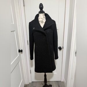 Kenneth Cole Classic Black Pea Coat